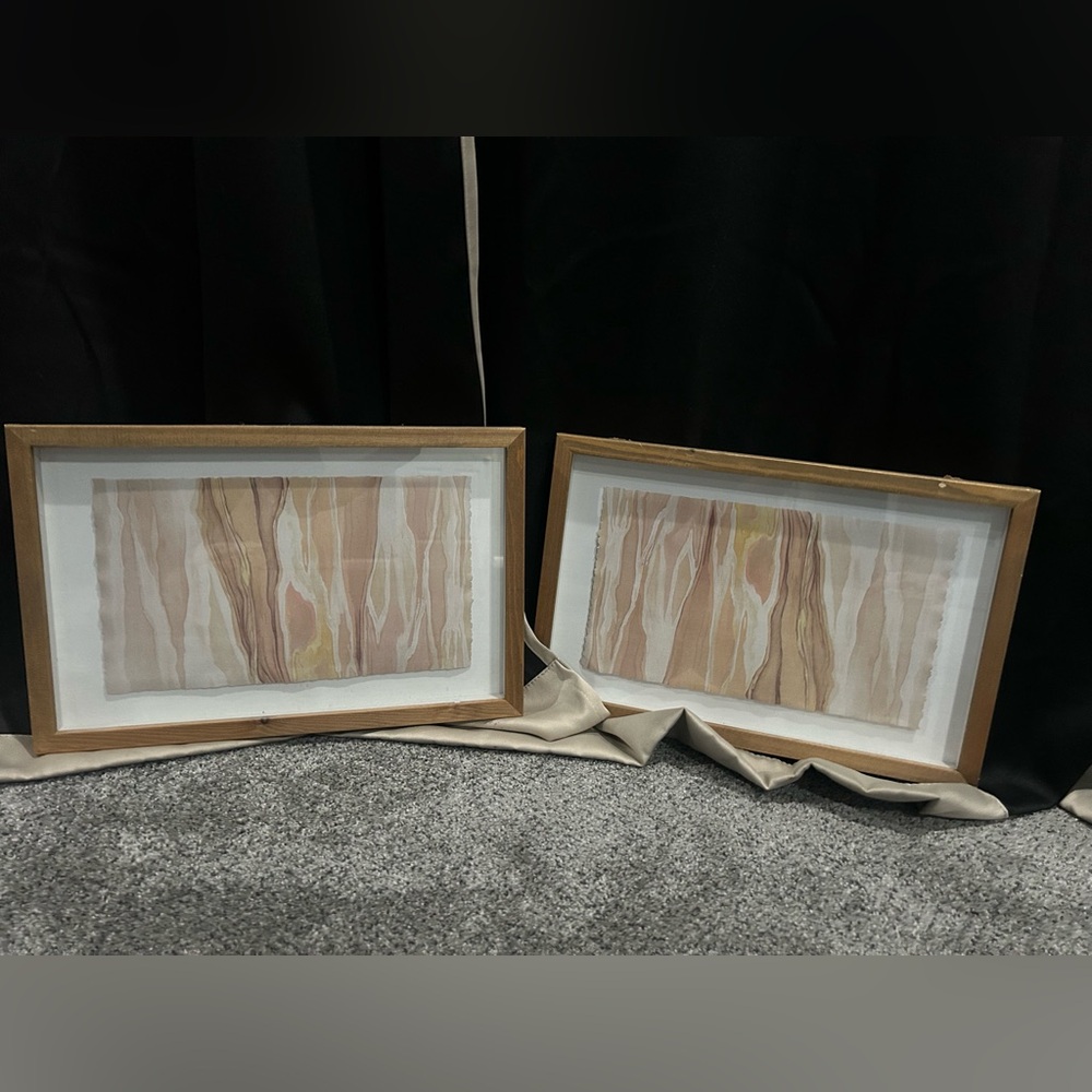 Two piece picture frame